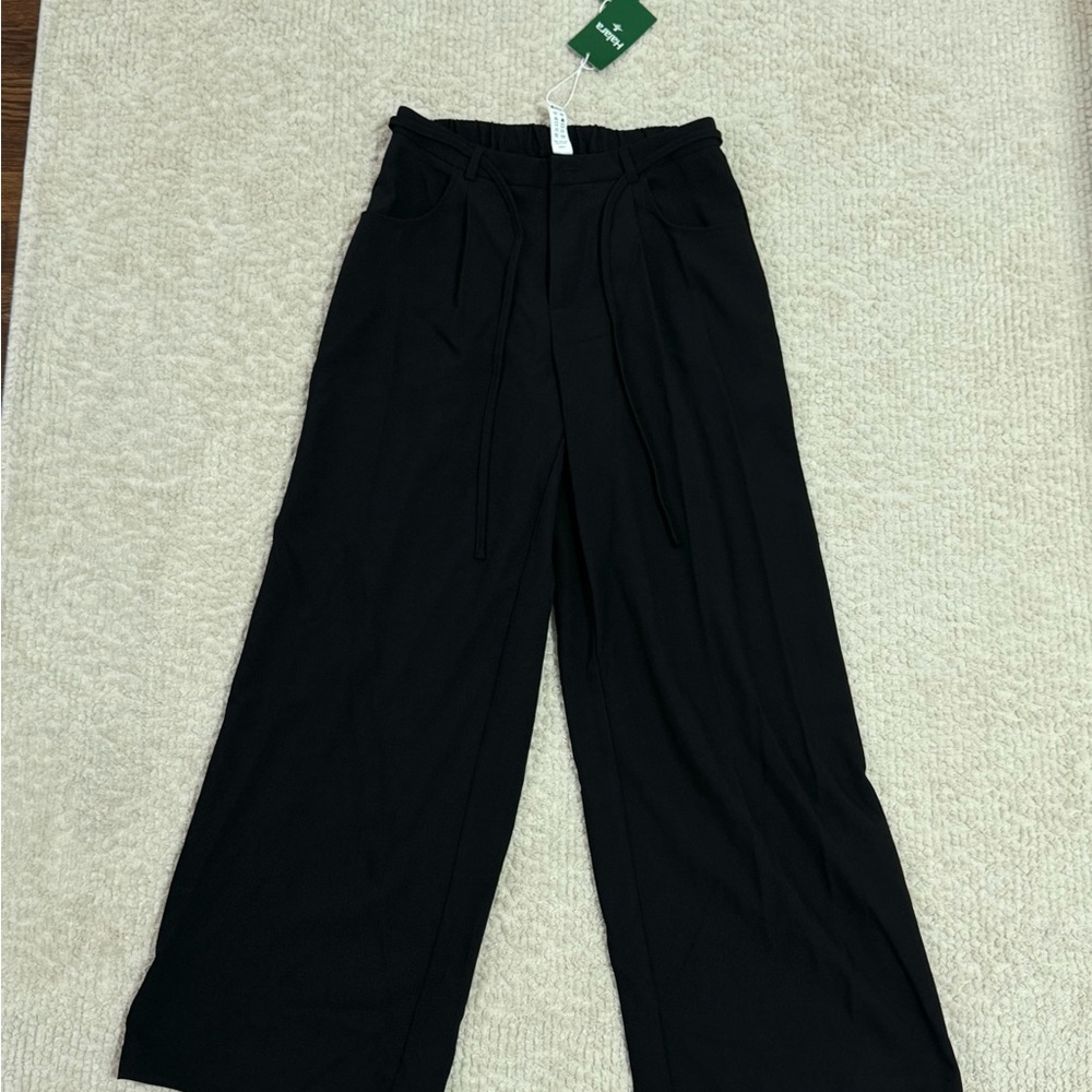 HALARA Black Wide-Leg Pants